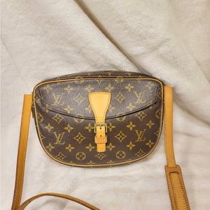 Authentic Louis Vuitton Jeune Fille MM crossbody shoulder bag